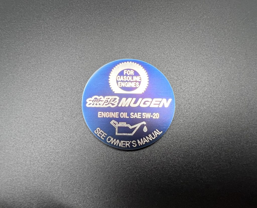 Titanium Mugen Replica Medallion Blue/Silver