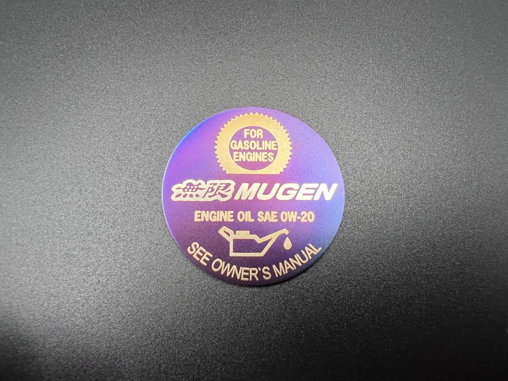 Titanium Mugen Replica Medallion Purple/Gold
